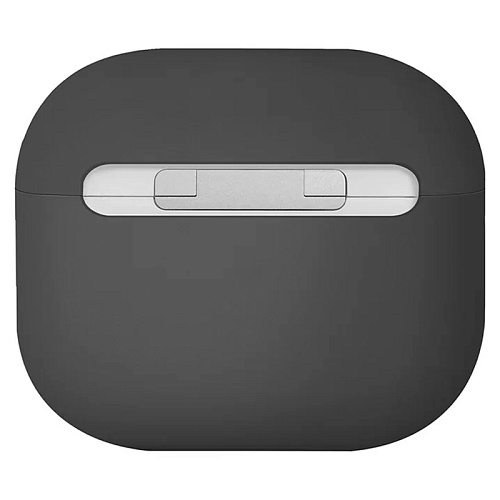 Чехол Airpods 4 Uniq LINO Liquid silicone, серый