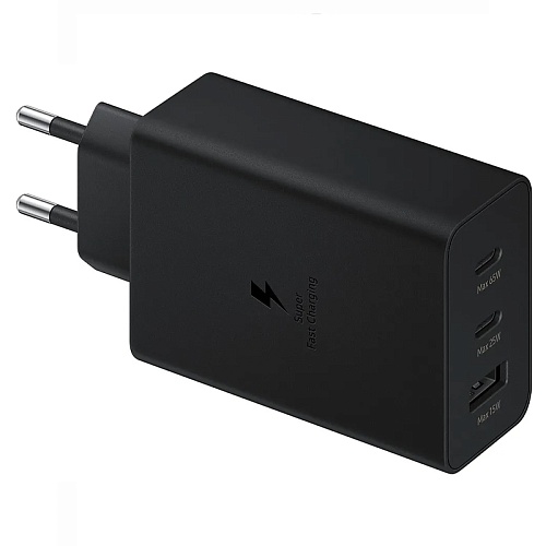 Сетевое Зарядное Устройство Samsung USB-C Мощностью 65W, черный