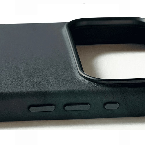 Чехол iPhone 17 Pro Max Mujjo Leather, базальт