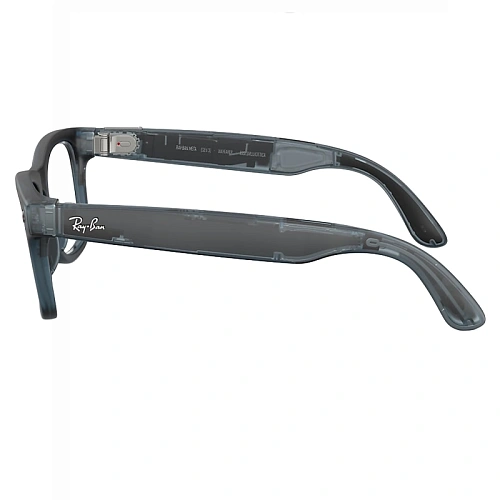Умные Очки Ray-Ban Meta Wayfarer Gen 3, Matte Transparent Ocean Blue, Clear/Grey Transitions, Размер M