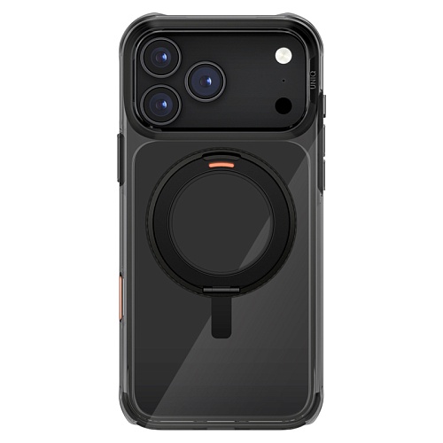 Челох iPhone 17 Pro Max Uniq Swivix with 360-Rotating stand Magsafe, черный