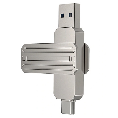 Флешка WIWU Wi-FD003,  128 ГБ, серый