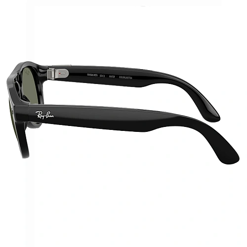 Умные Очки Ray-Ban Meta Aviator Gen 3, Shiny Black, Green Polarized, Размер M