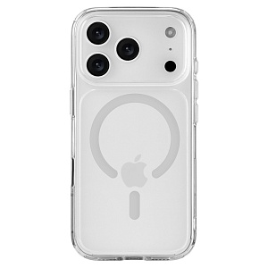 картинка Чехол iPhone 17 Pro uBear Real Mag Case, MagSafe, прозрачный