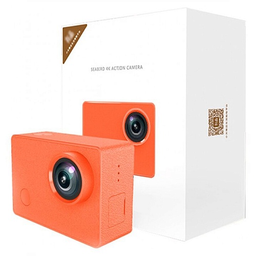 Экшн-камера Xiaomi Mijia Seabird 4K (Оранжевая)