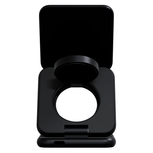 Беспроводное зарядное устройство Magssory Fold Pro 3в1, с MagSafe, совместимое с Qi2, черный