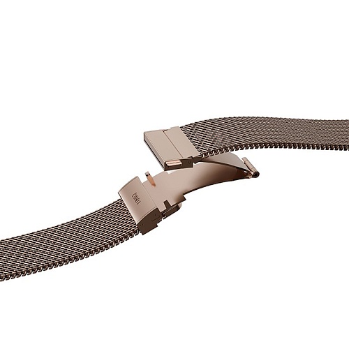Ремешок Apple Watch 49/46/44mm Uniq Dante PRO Strap Mesh Steel, металический розовый