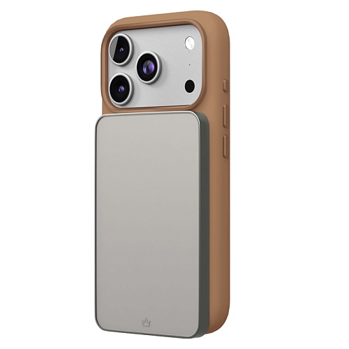 Чехол iPhone 17 Pro VLP Aster Pro Case с MagSafe, мокка