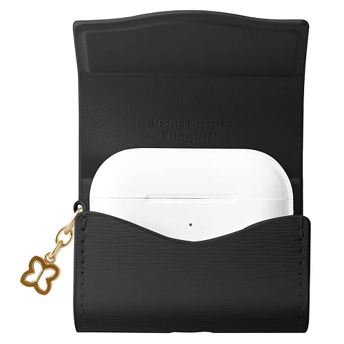 Чехол Airpods Pro 1/2/3 Uniq COEHL Mirelle Wallet case, черный