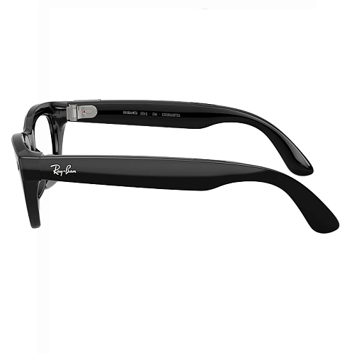 Умные Очки Ray-Ban Meta Zena Gen 3, Shiny Black, Clear Blue-Violet Light Filter, Размер M
