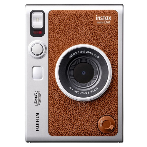 Фотопринтер Fujifilm Instax Mini Evo, коричневый