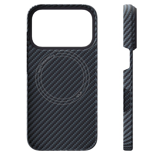 Чехол iPhone 17 Pro VLP Kevlar Case с MagSafe, синий