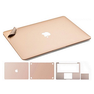 картинка Защитная плёнка MacBook Air 13' 2018 MOCOLL (5 в 1) (Серия Black Diamond), золотистый