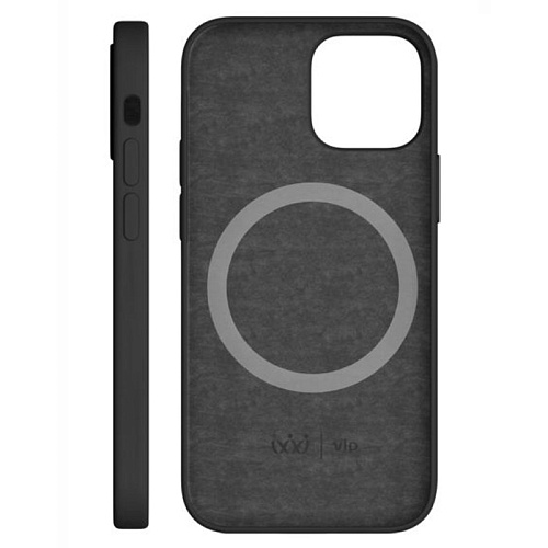 Чехол iPhone 13 mini "vlp" Silicone Case MagSafe, черный