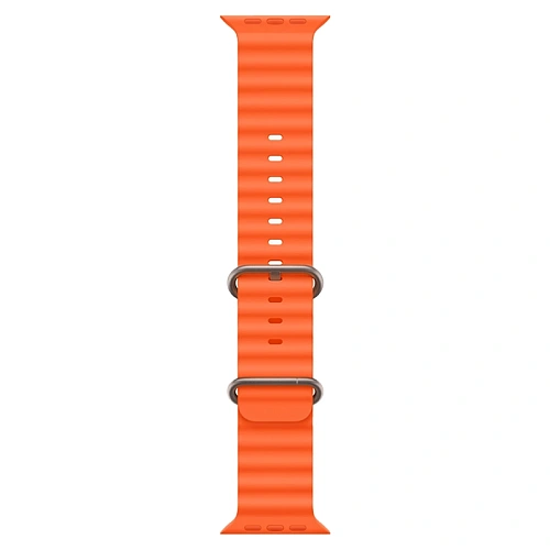 Apple Watch Ultra 2, 49 мм, корпус из титана, Ocean Band, оранжевый