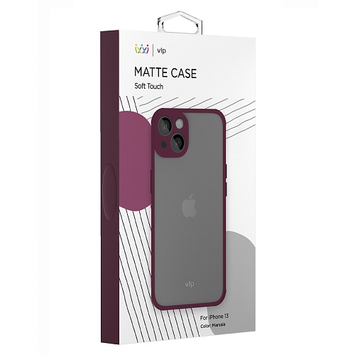 Чехол vlp 13 Pro Max Matte Case, марсала