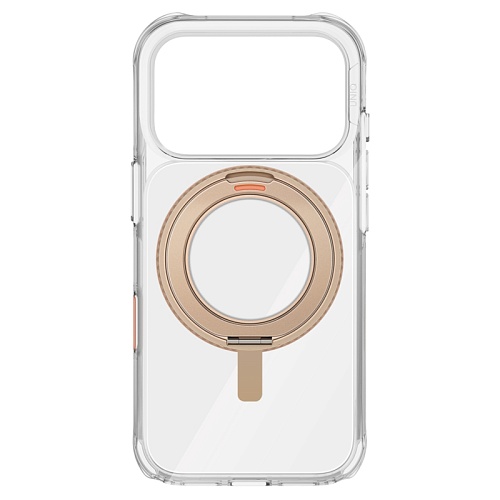 Чехол iPhone 17 Pro Max Uniq Swivix with 360-Rotating stand MagSafe, золотой