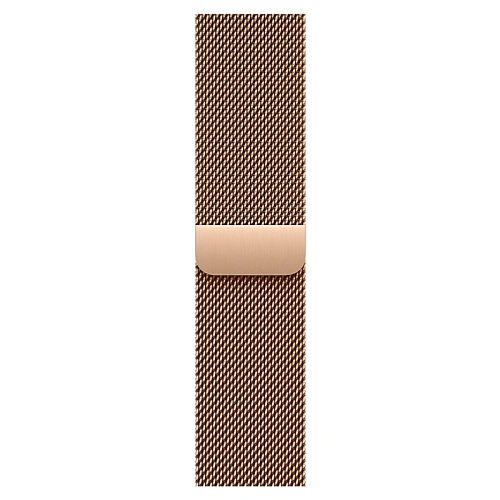 Apple Watch Series 11, 42 мм, корпус из титана золотистый, Titanium Milanese Loop золотистый