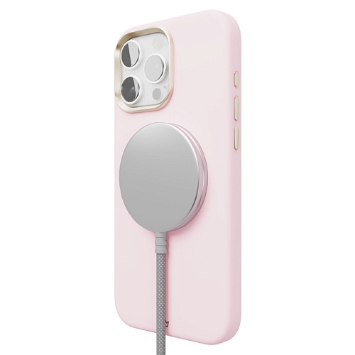 Чехол iPhone 16 Pro Max vlp Aster Pro Case с MagSafe, розовый
