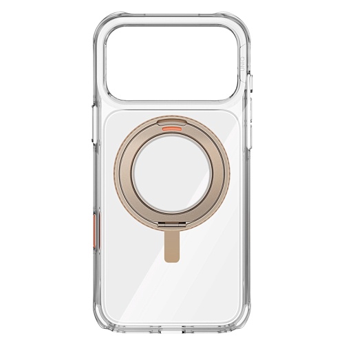 Челох iPhone 17 Pro Max Uniq Swivix with 360-Rotating stand Magsafe, золотой
