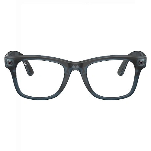 Умные Очки Ray-Ban Meta Wayfarer Gen 3, Matte Transparent Ocean Blue, Clear/Grey Transitions, Размер M