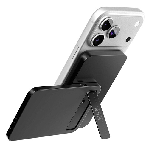 Внешний Аккумулятор VLP Diamond Energy Pro MagSafe, Qi2, 5000mAh, USB-C, черный