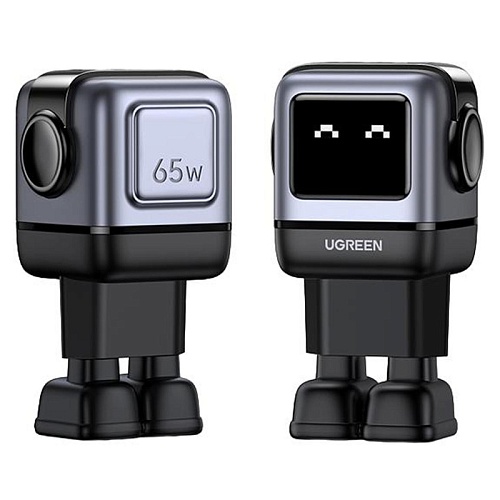 Сетевое Зарядное устройство UGREEN UNO, CD361, 65W, серый