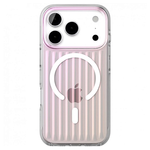 Чехол iPhone 17 Pro Max VLP Pulse Case с MagSafe, перламутровый