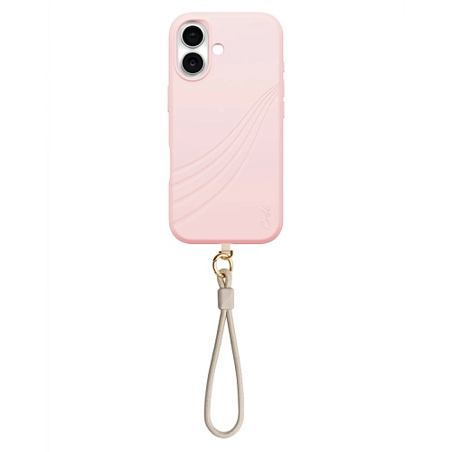 Чехол iPhone 17 Uniq COEHL Strap series Serina MagSafe, розовый