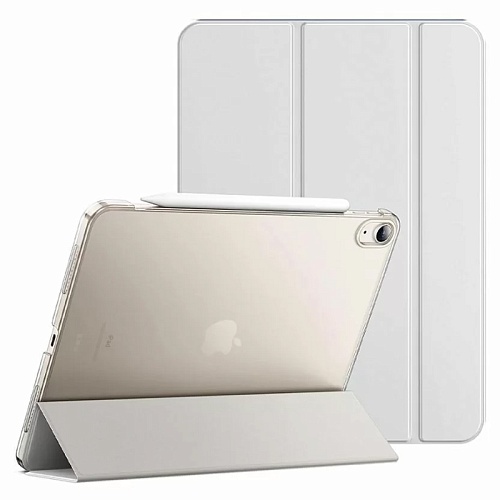 Чехол iPad 2025 (11 Gen) Keephone Leno Skin-Like Touch, бежевый