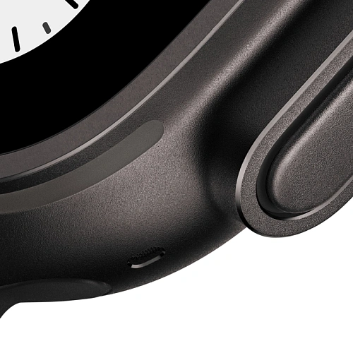 Apple Watch Ultra 3, 49 мм, корпус из титана черный, Titanium Milanese Loop черный