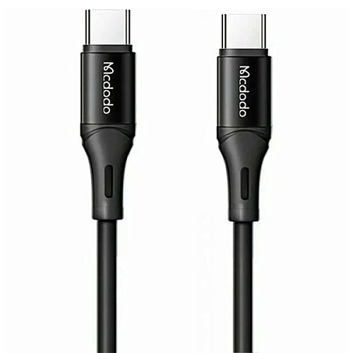 Кабель Mcdodo USB-C to USB-C 65W Color Series 1.2 m, черный