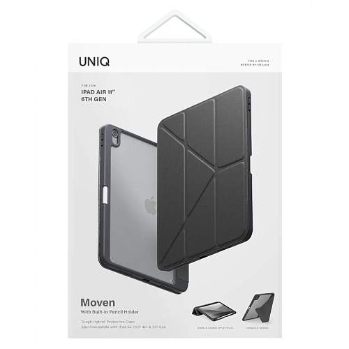 Чехол Для iPad Air 11 (2024-2026) / Air 10.9 (2020/22) Uniq Moven, серый