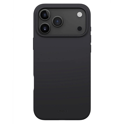 Чехол iPhone 17 Pro Max Uniq LINO Magsafe, угольно-серый
