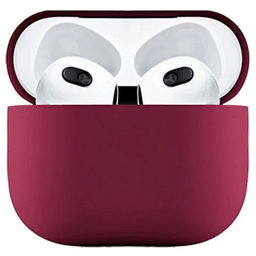 Чехол Airpods 3 uBear Touch Pro 1,5 мм усиленный, темно-фиолетовый