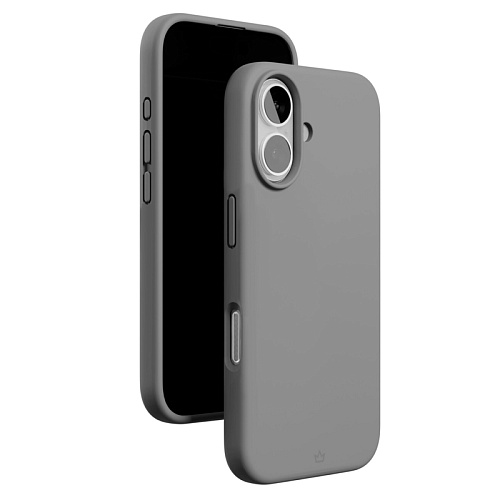 Чехол iPhone 16 vlp Aster Case С MagSafe, серый