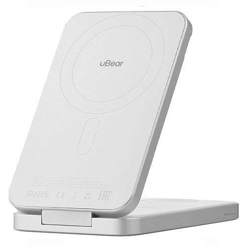 Внешний аккумулятор uBear MagSafe Cruise 3in1, 8000mAh, 15W, белый
