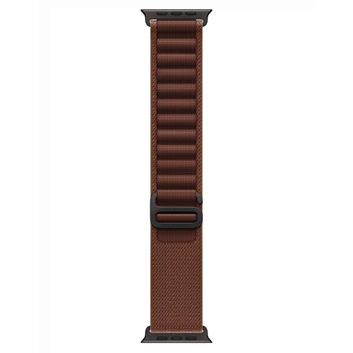 Apple Watch Ultra 4, 49 мм, корпус из титана черный, Alpine Loop бургунди