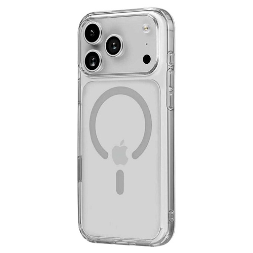 Чехол iPhone 17 Pro Gurdini Alba Series Protective with Magsafe, Прозрачный