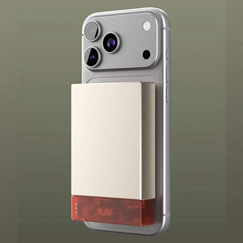 Аккумулятор внешний vlp Neo MagSafe, Qi2.2, 10000 mAh, 3A, USB-C,  серый