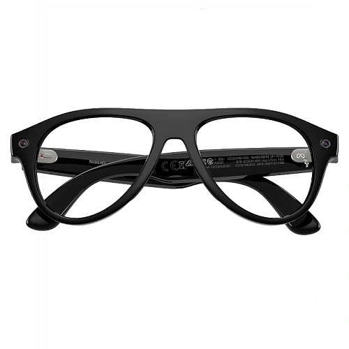 Умные Очки Ray-Ban Meta Aviator Gen 3, Shiny Black, Clear/Green Transitions, Размер M