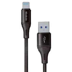 картинка Кабель Mcdodo USB-A to lightning Color Series 1.2m, черный