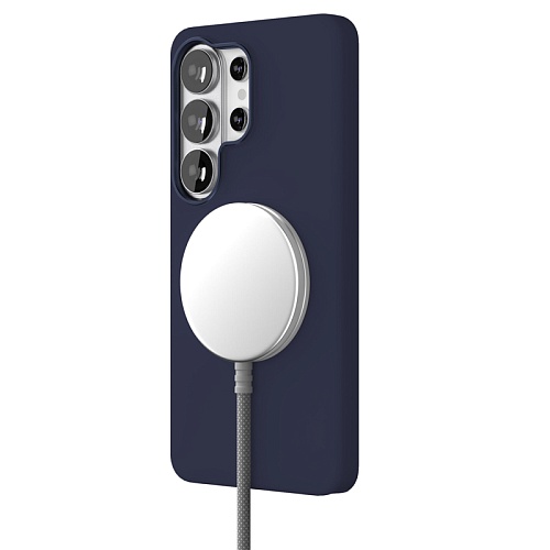 Чехол Samsung Galaxy S26 Ultra VLP Aster Pro Case с MagSafe, темно-синий