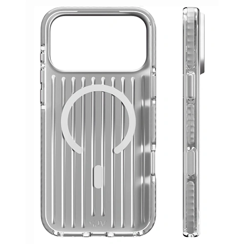 Чехол iPhone 18 Pro Max/17 Pro Max VLP Pulse Case с MagSafe, серебристый