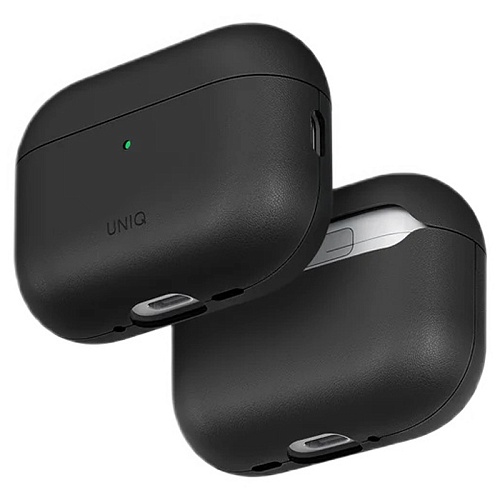 Чехол Airpods Pro 3 Uniq Lyden Vex Leatherette Dallas, черный