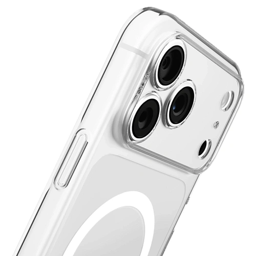 Чехол iPhone 18 Pro Max/17 Pro Max Uniq AirSuit Glossy MagSafe, прозрачный
