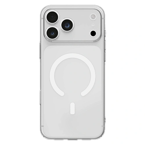 Чехол iPhone 18 Pro Max/17 Pro Max Uniq AirSuit Glossy MagSafe, прозрачный
