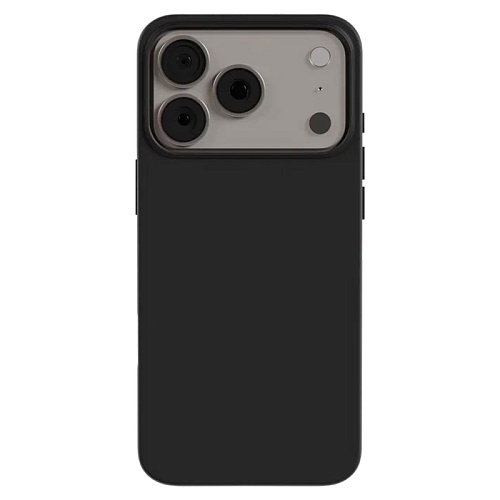 Чехол iPhone 17 Pro AceCase Soft Shell, черный