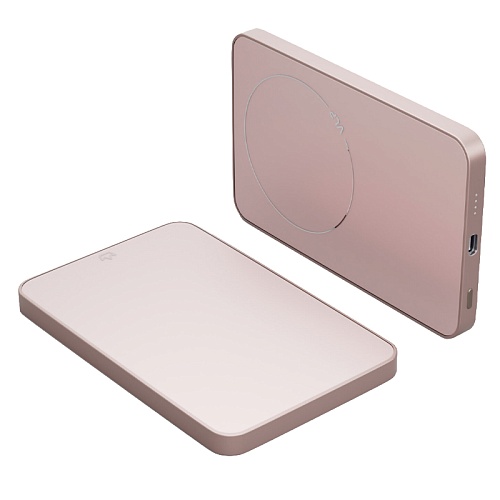 Аккумулятор Внешний vlp Diamond Energy MagSafe, Qi2, 5000 mAh, 3A, USB-C, пустынный титан