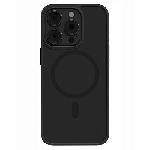 Чехол iPhone 16 Pro Max AceCase Soft Rim, черный титан